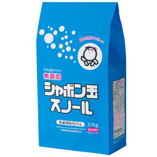 シャボン玉粉石けんスノール紙袋 2.1kg