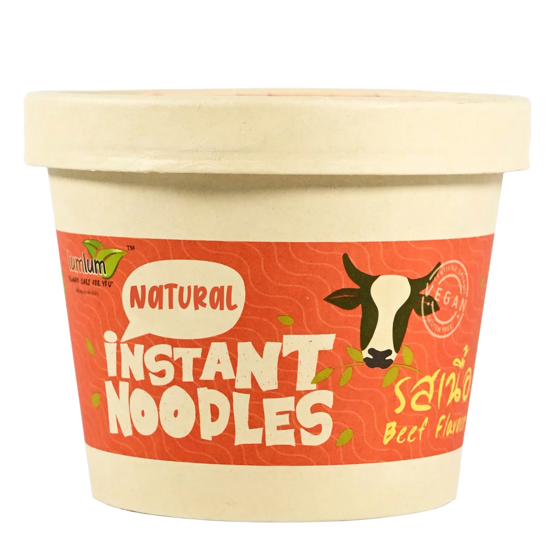 ヘルシーヴィーガン玄米麺 ビーフ味 インスタント麺 カップ麺 ラムラム Lum Lum