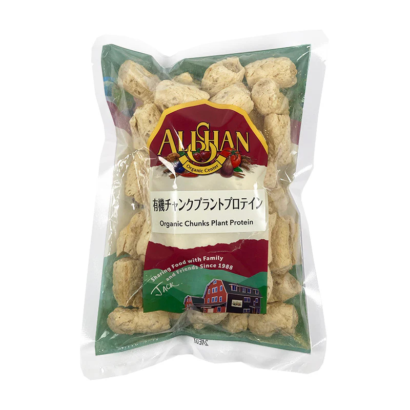 有機えんどう豆＆そら豆のミート（チャンク）1kg アリサン（ALISHAN）