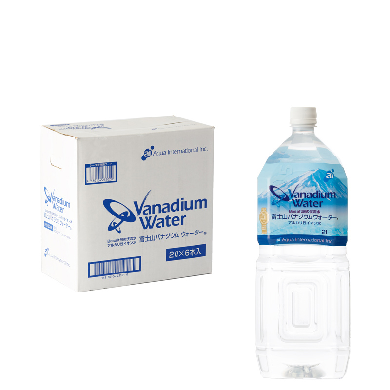富士山バナジウムウォーター 2L×6本 1ケース