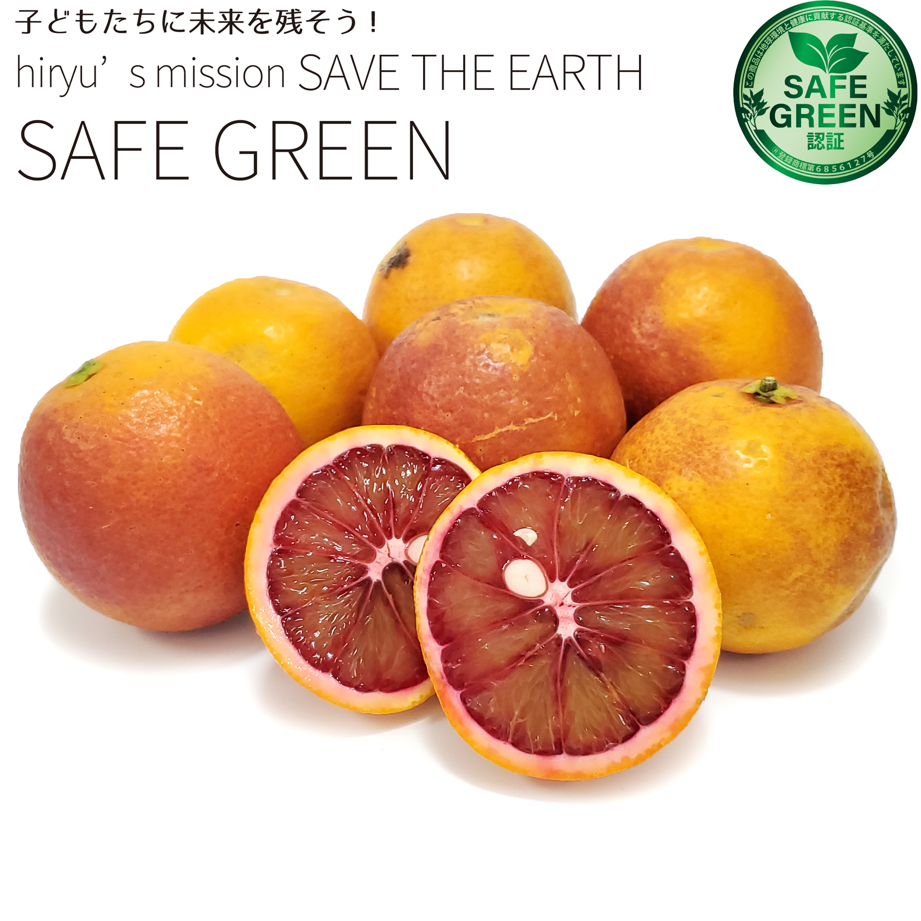 ブラッドオレンジ モロ種 農薬・化学肥料不使用 愛媛県産