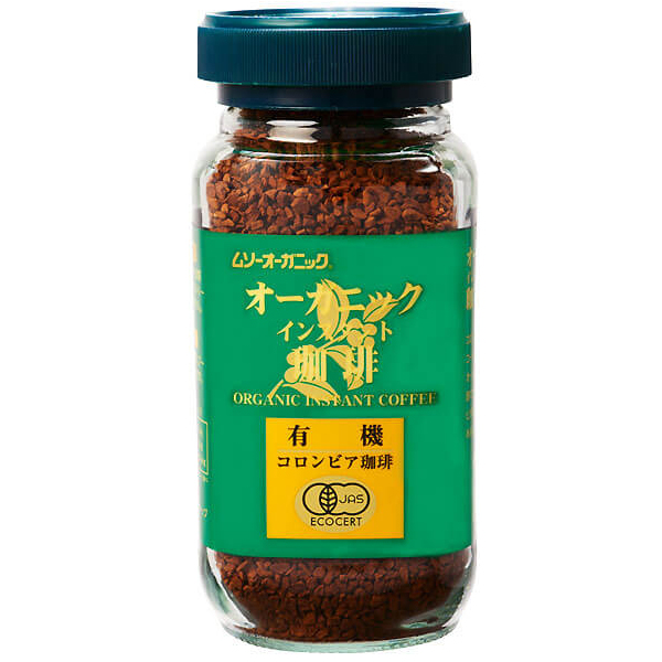 有機コロンビアコーヒー オーガニックインスタント珈琲 100g インスタントコーヒー ムソー