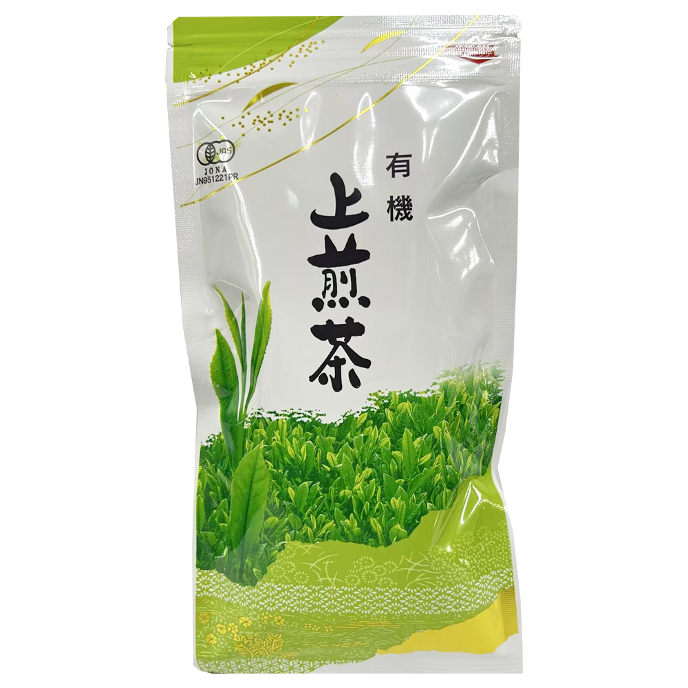 有機上煎茶 茶葉 100g リーフ 緑茶 水出し緑茶 有機茶 煎茶 オーガニック 日本茶 有機JAS認定 永田茶園