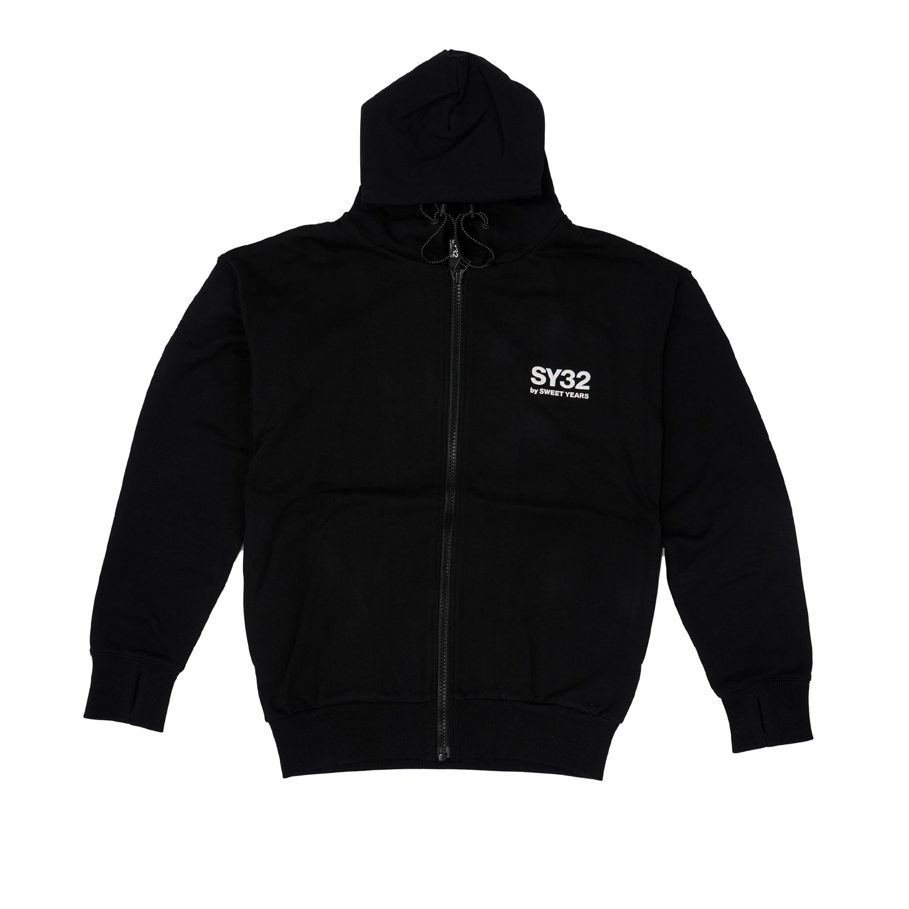 SY32 by SWEET YEARS　BACK BOX LOGO ZIP HOODIE