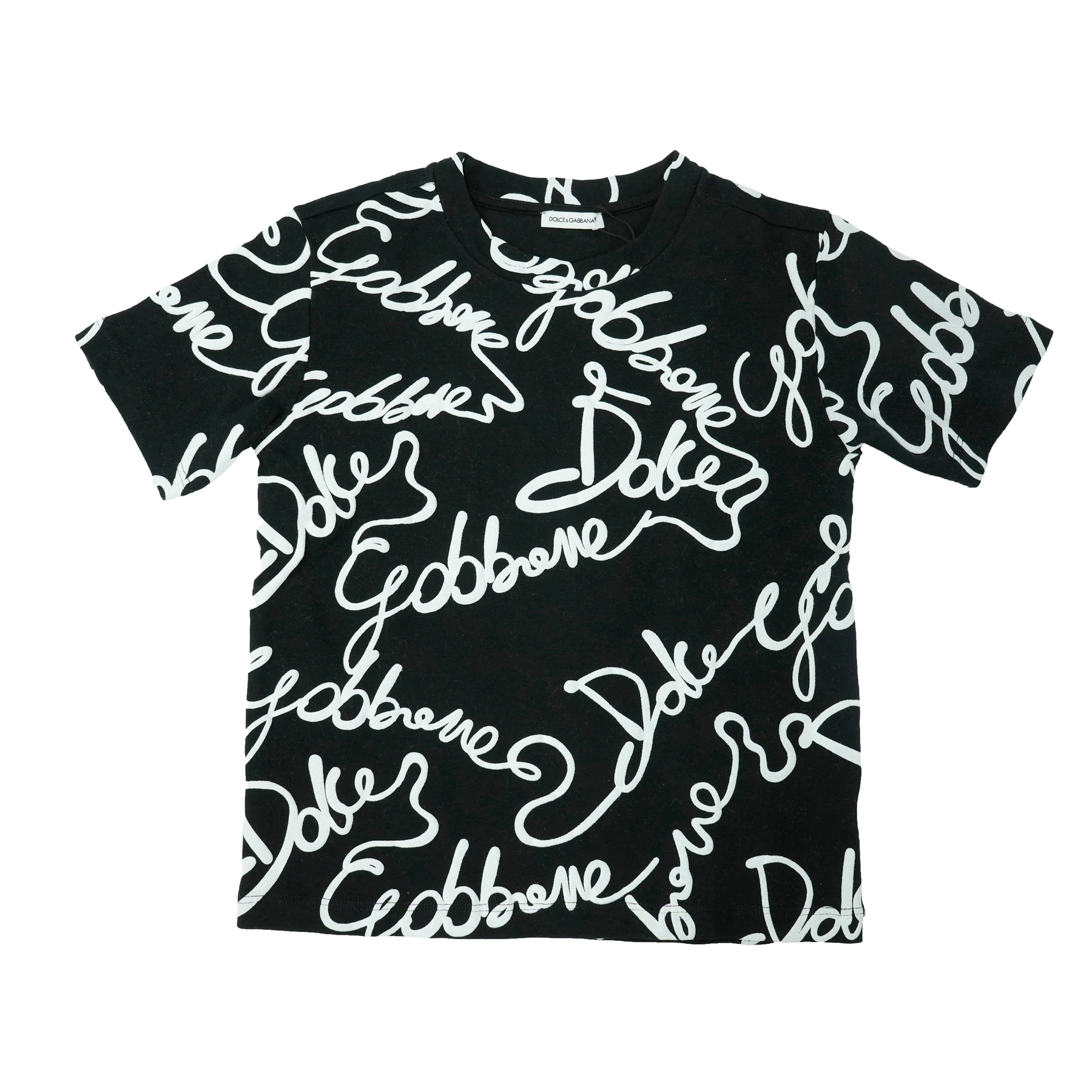 DOLCE ＆ GABBANA　ロゴTシャツ　黒