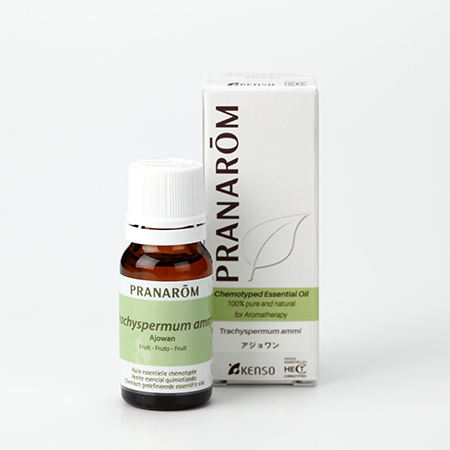【今ならクーポン利用で10%OFF】【特典付き 】アジョワン(TRACHYSPERMUM AMMI) 10ml (約200滴) プラナロム ケモタイプ精油 エッセンシャルオイル PRANAROM