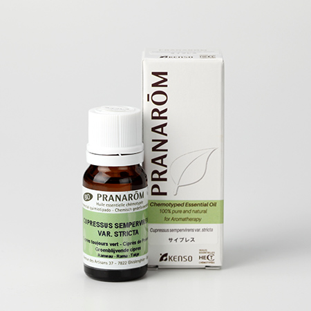 【今ならクーポン利用で10%OFF】【特典付き 】サイプレス(CURPESSUS SEMPERVIRENS) 10ml (約200滴) プラナロム ケモタイプ精油 エッセンシャルオイル PRANAROM