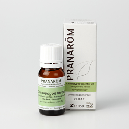【今ならクーポン利用で10%OFF】【特典付き 】シトロネラ(CYMBOPOGON NARDUS) 10ml (約200滴) プラナロム ケモタイプ精油 エッセンシャルオイル PRANAROM