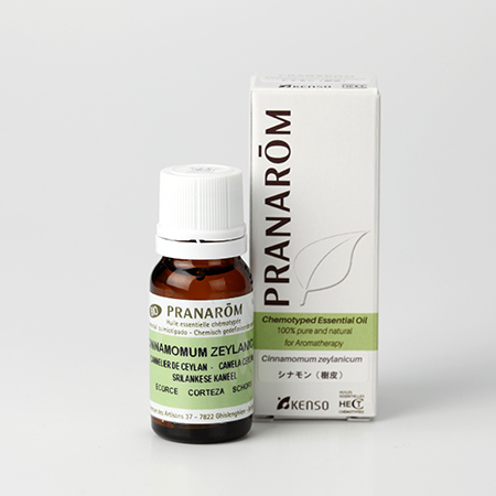 【今ならクーポン利用で10%OFF】【特典付き 】シナモン(樹皮)(CINNAMOMUM VERUM) 10ml (約200滴) プラナロム ケモタイプ精油 エッセンシャルオイル PRANAROM