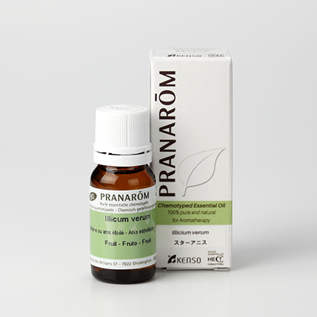 【今ならクーポン利用で10%OFF】【特典付き 】スターアニス(ILLICIUM VERUM) 10ml (約200滴) プラナロム ケモタイプ精油 エッセンシャルオイル PRANAROM