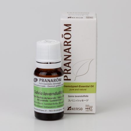 【今ならクーポン利用で10%OFF】【特典付き 】スパニッシュセージ(SALVIA LAVANDULIFOLIA) 10ml (約200滴) プラナロム ケモタイプ精油 エッセンシャルオイル PRANAROM