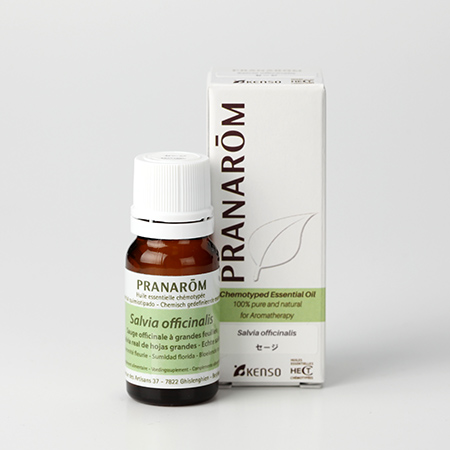 【今ならクーポン利用で10%OFF】【特典付き 】セージ(SALVIA OFFICINALIS) 10ml (約200滴) プラナロム ケモタイプ精油 エッセンシャルオイル PRANAROM