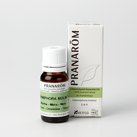 【今ならクーポン利用で10%OFF】【特典付き 】ミルラ(COMMIPHORA MOLMOL) 10ml (約200滴) プラナロム ケモタイプ精油 エッセンシャルオイル PRANAROM