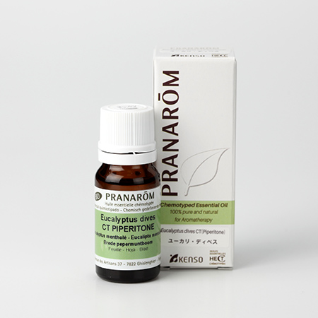 【今ならクーポン利用で10%OFF】【特典付き 】ユーカリ・ディベス(EUCALYPTUS DIVES CT (PIPERITONE) 10ml (約200滴) プラナロム ケモタイプ精油 エッセンシャルオイル PRANAROM