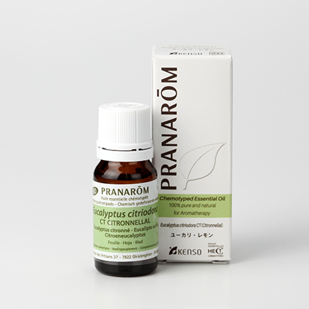 【今ならクーポン利用で10%OFF】【特典付き 】ユーカリ・レモン(EUCALYPTUS CITRIODORA) 10ml (約200滴) プラナロム ケモタイプ精油 エッセンシャルオイル PRANAROM