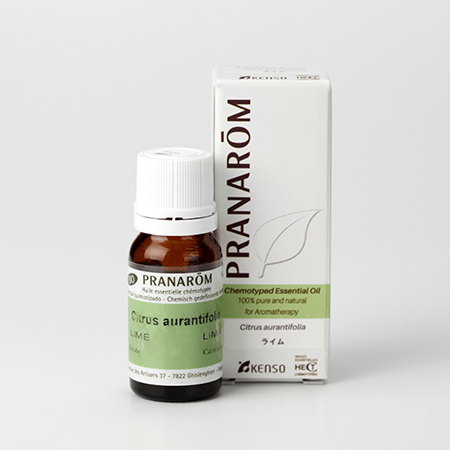 【今ならクーポン利用で10%OFF】【特典付き 】ライム(CITRUS AURANTIFOLIA) 10ml (約200滴) プラナロム ケモタイプ精油 エッセンシャルオイル PRANAROM