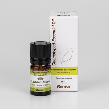 【今ならクーポン利用で10%OFF】【特典付き 】ローズ(ROSA DAMASCENA) 5ml (約100滴) KENSO ケモタイプ精油 エッセンシャルオイル 健草医学舎