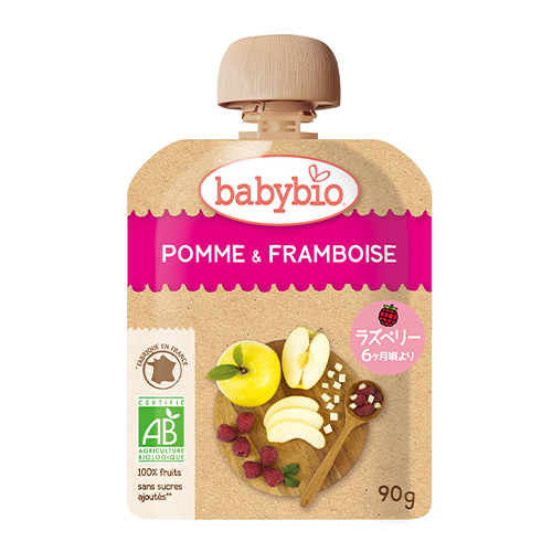 【OUTLET】ベビースムージー アップル・ラズベリー baby bio[ベビービオ]