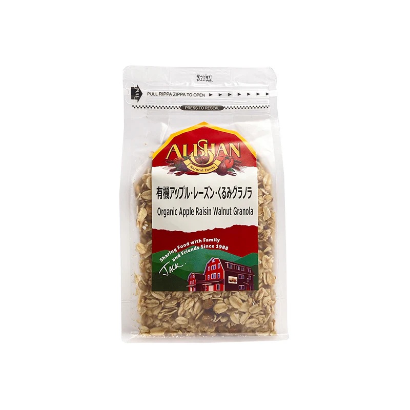 有機アップル・レーズン・くるみグラノラ　 アリサン（ALISHAN）
