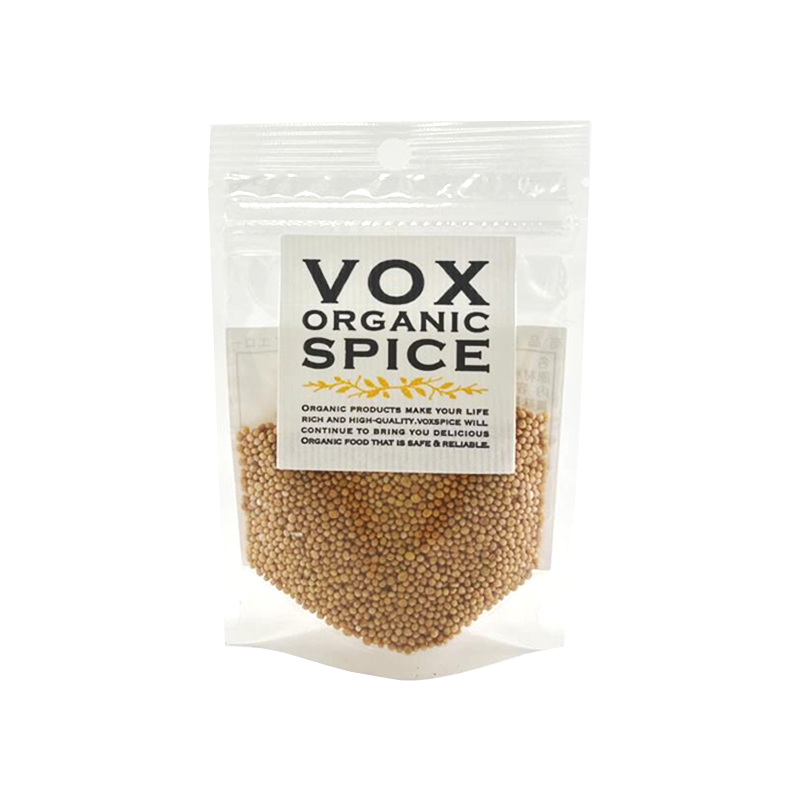 【JAS】VOXSPICE オーガニック 有機マスタードシード イエロー 35g