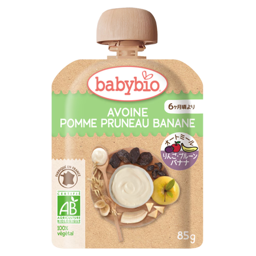ベビーオートミール  アップル・プルーン・バナナ 85g baby bio[ベビービオ]