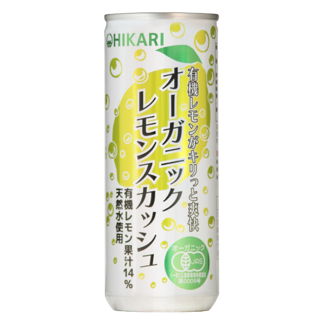 【今なら10%OFF】光食品 オーガニックレモンスカッシュ 250ml 有機JAS認証