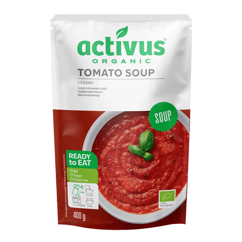 activus　オーガニックトマトスープ 400g ムソー