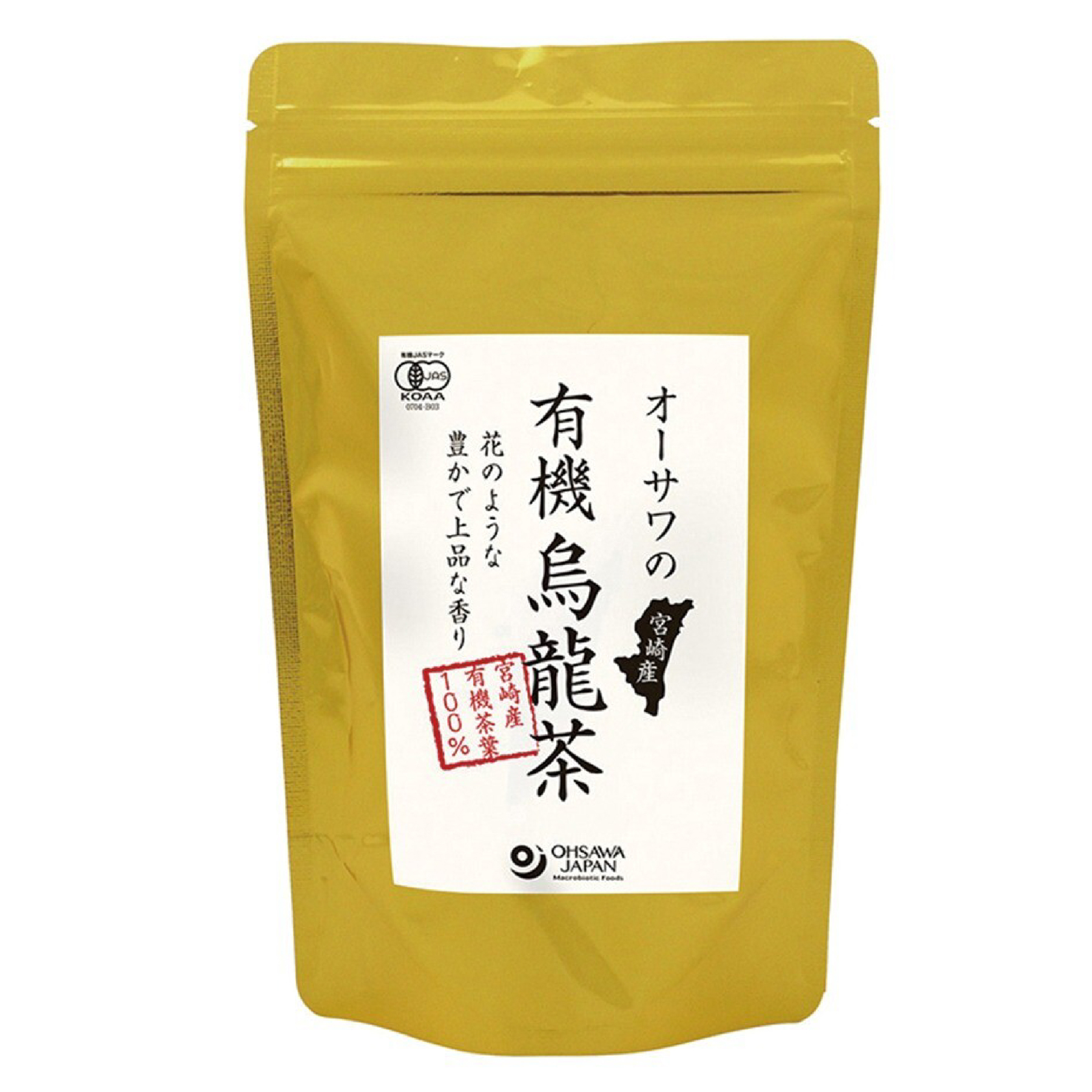 オーサワの宮崎産有機烏龍茶 60g オーサワジャパン オーガニック 国産 ウーロン茶