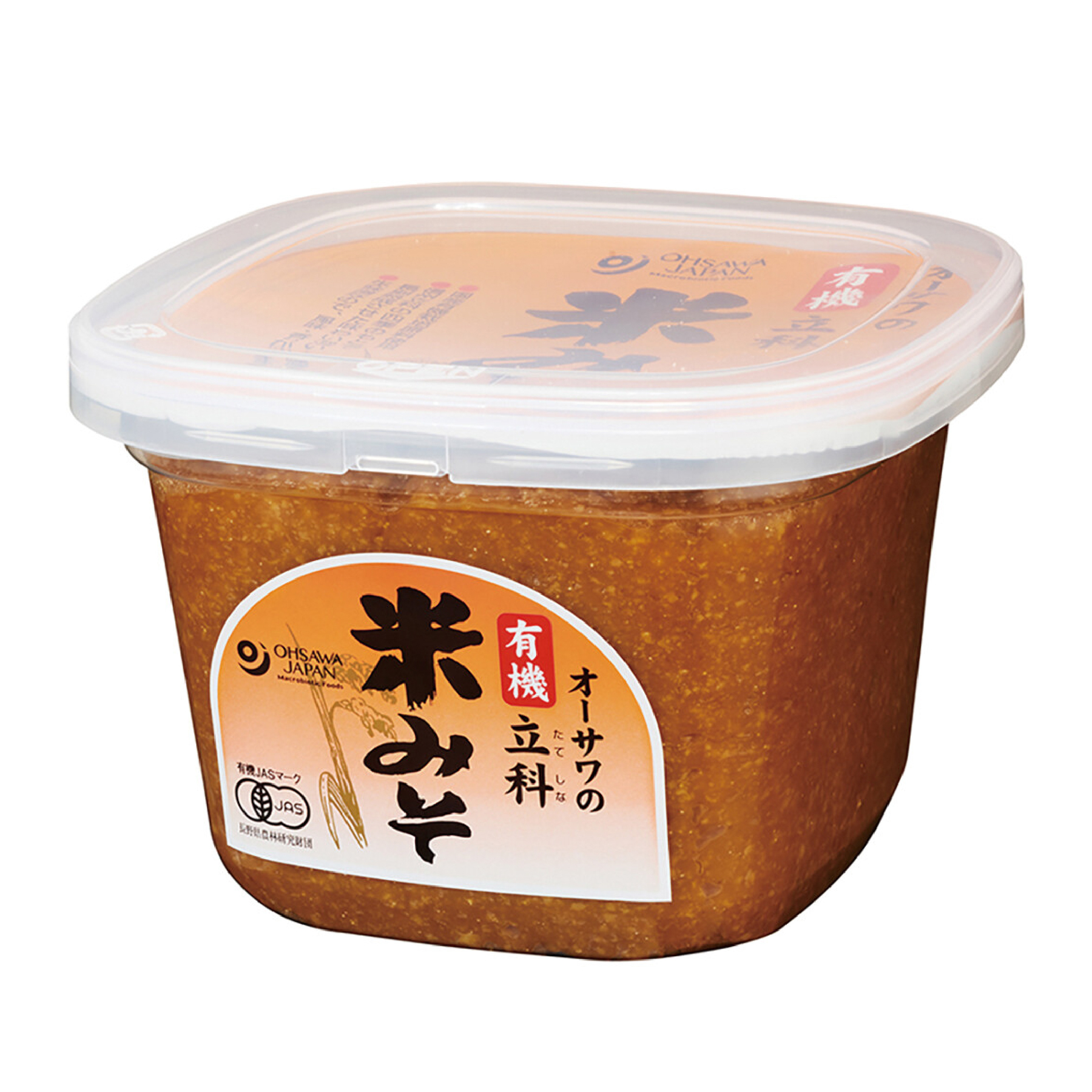 オーサワの有機立科米みそ 650g オーサワジャパン オーガニック 国産 米味噌