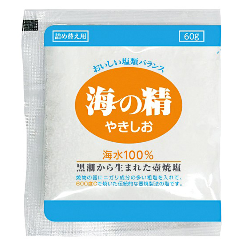 海の精・やきしお〈詰替用〉 60g 海の精