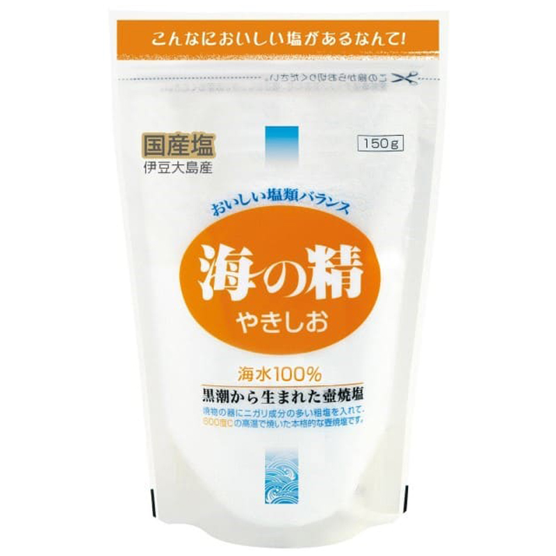 海の精・やきしお〈スタンドパック〉 150g 海の精