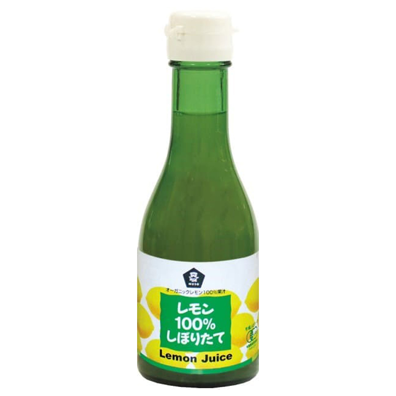 オーガニックレモン100％しぼりたて 180ml ムソー