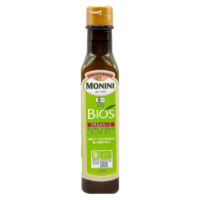 モニーニ オーガニック EXVオリーブオイル 229g(250ml) 有機オリーブオイル BIOS オーサワジャパン