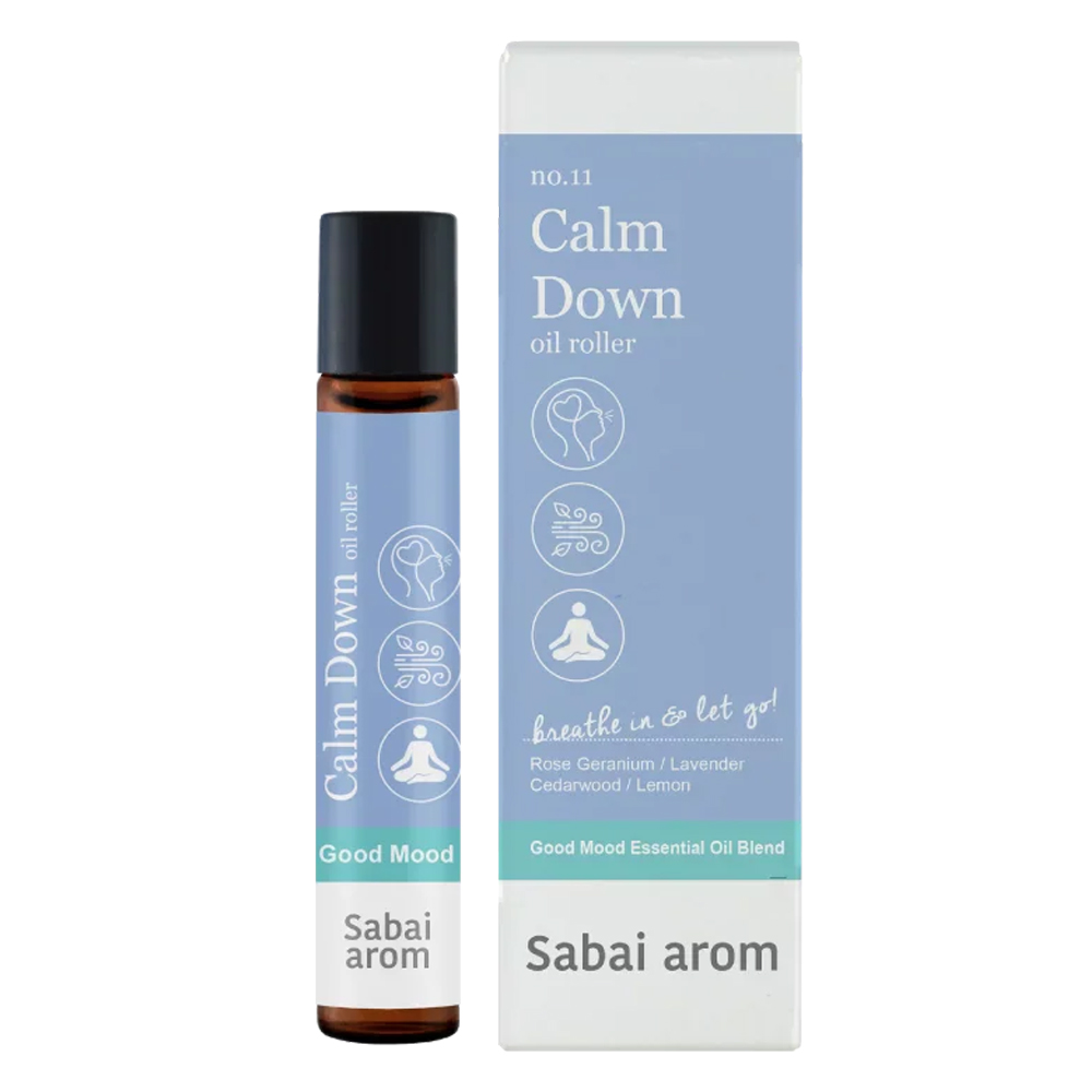 アロマオイルローラー No.11 カームダウン 8ml Calm Down（穏やかなひと時）「サバイアロム」