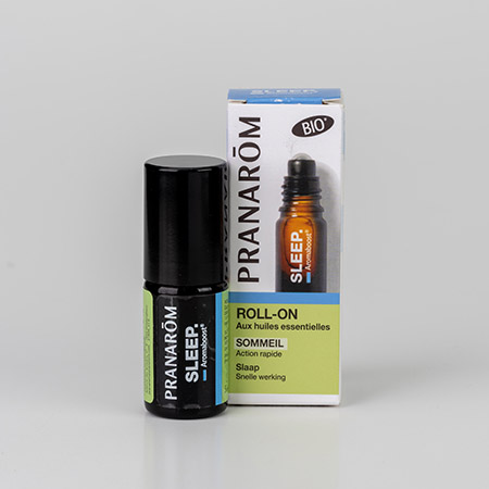 【今ならアロマの香ミニボトル＆精油マニュアル2大特典付】アロマブーストロールオン・スリープ 5ml (約100滴) プラナロム ケモタイプ精油 エッセンシャルオイル PRANAROM
