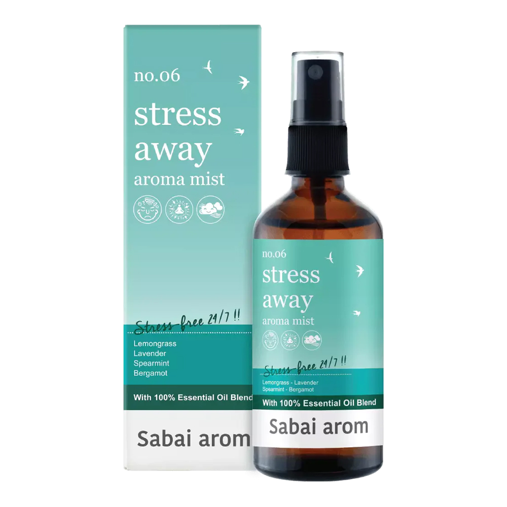 アロマオイルスプレー No.6 ストレスアウェイミスト 100ml Stress Away（ストレス緩和）「サバイアロム」