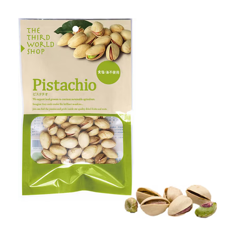 ピスタチオ 70g オーガニック 有機栽培  食塩・添加物不使用 第3世界ショップ