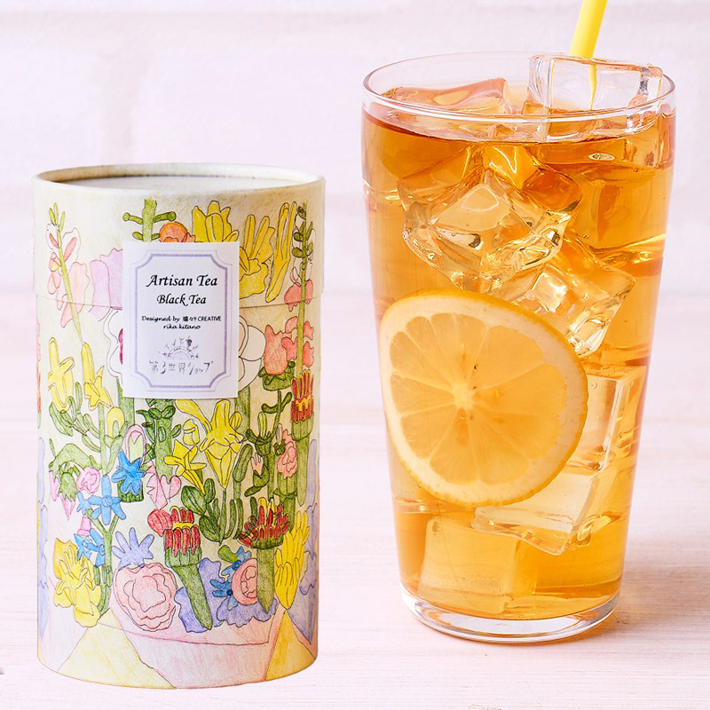 Artisan フェアトレード ブラックティー（花束） 1.8g×6包 オーガニック 有機栽培紅茶【ティーバッグ】第3世界ショップ