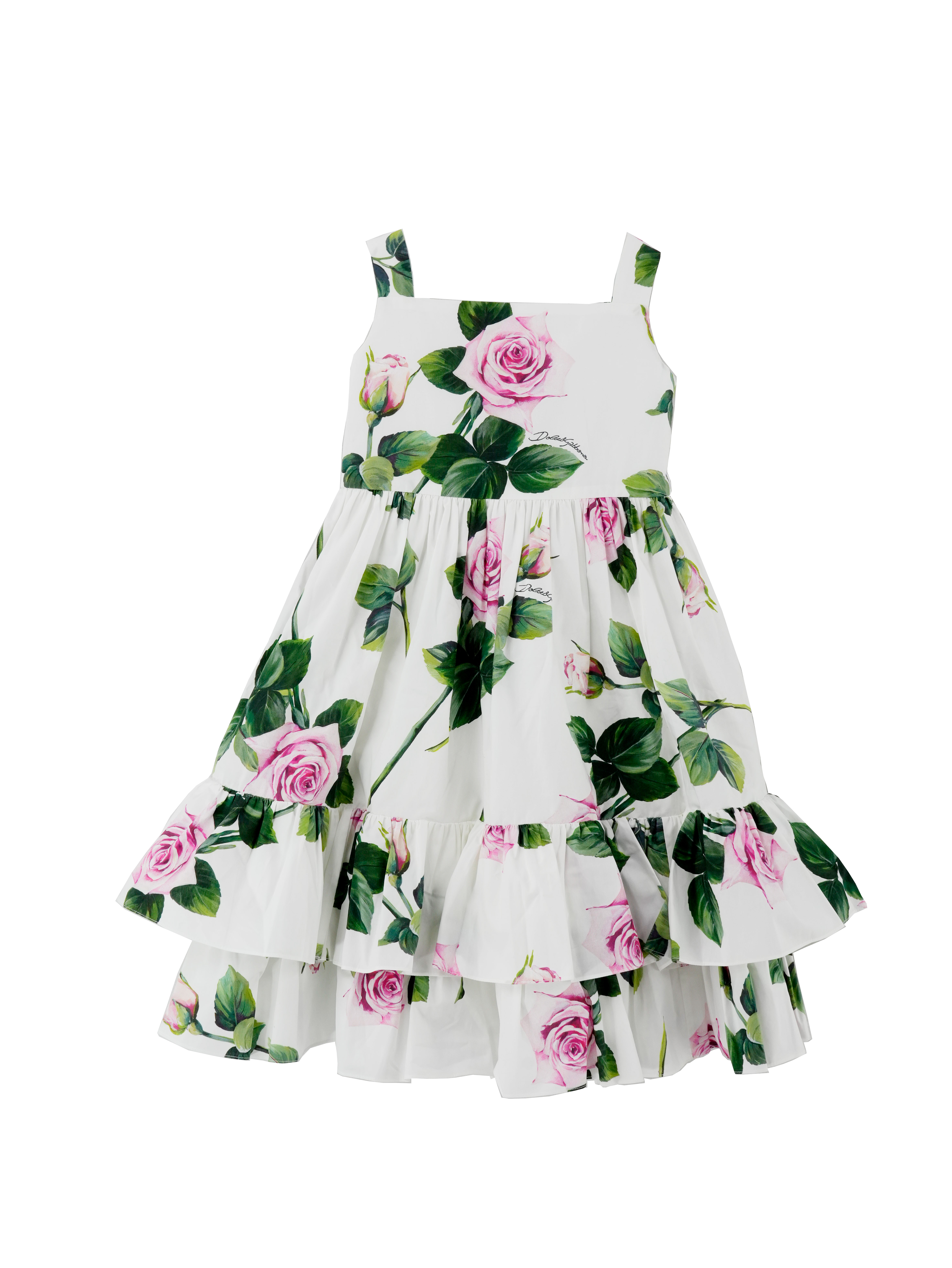 DOLCE ＆ GABBANA ピンクローズワンピース 3歳