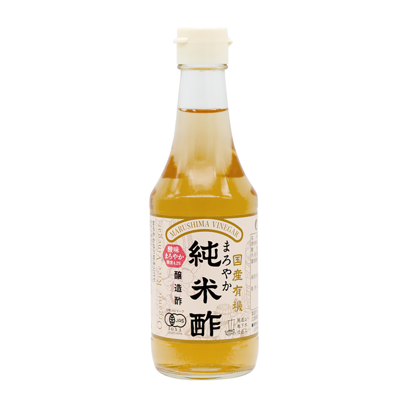 有機まろやか純米酢 300ml 国産 お酢 有機米酢 マルシマ