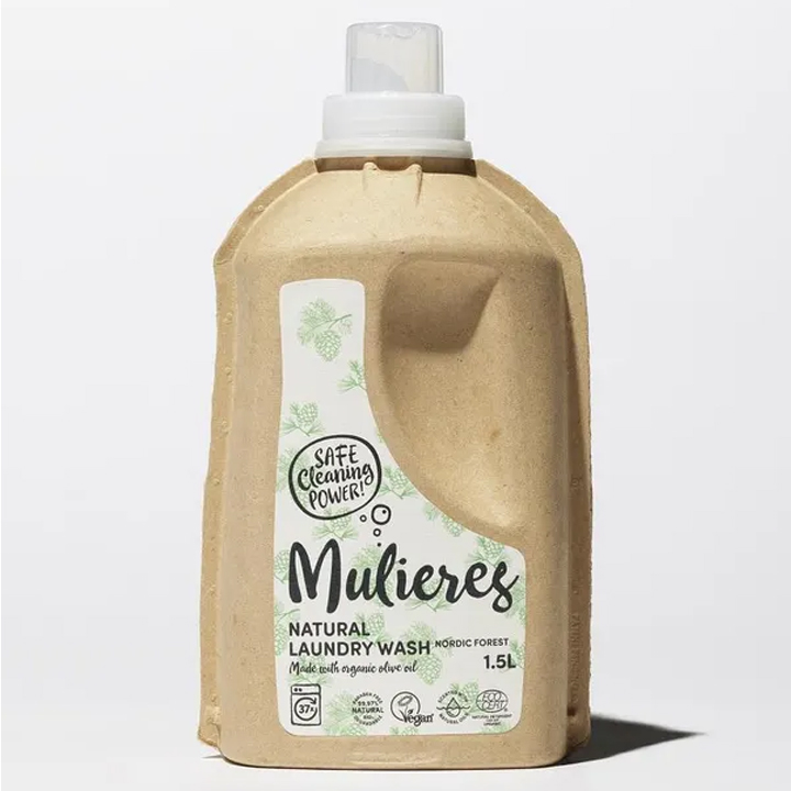 自然派洗濯用液体石けん ノルディックフォレスト 本体ボトル 1.5L 単品 ムリエレス