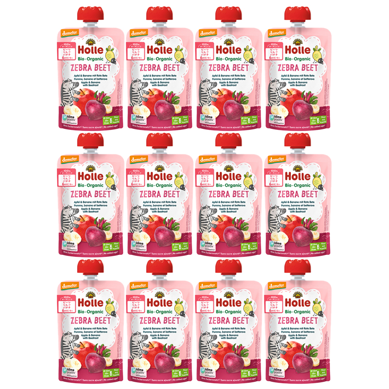 有機スムージー ゼブラビーツ 100g ×12個セット 【オーガニック】【ベビーフード】【ベビースムージー】【デメター認証】【ホレ】【Holle】
