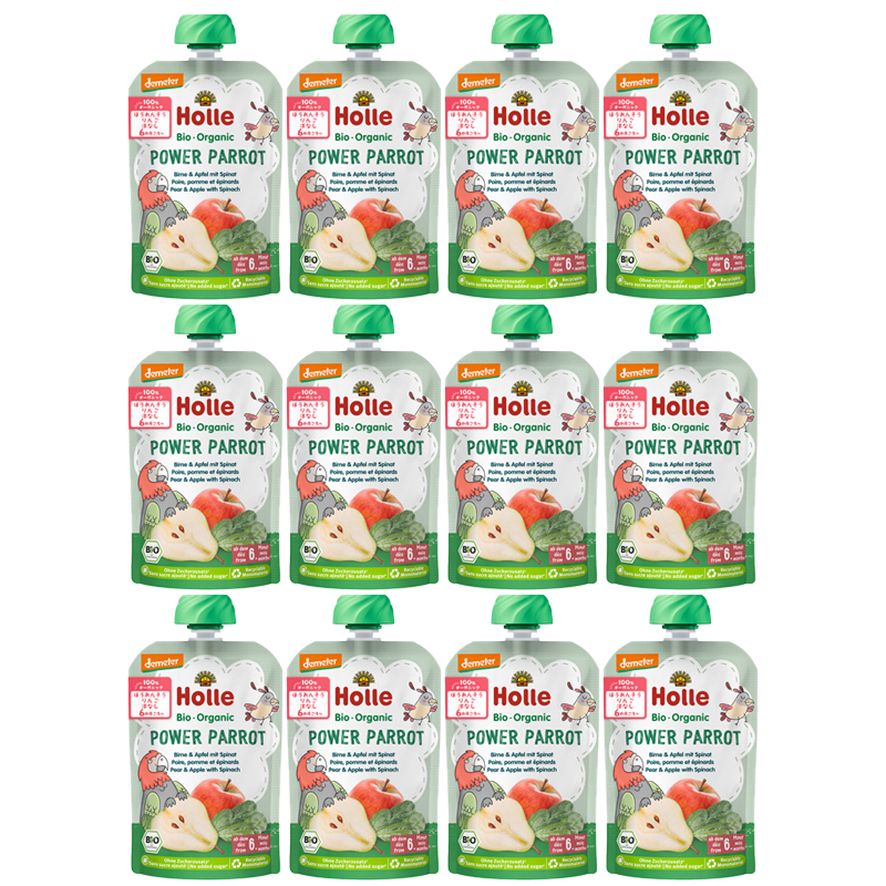 有機スムージー パワーパロット 100g ×12個セット 【オーガニック】【ベビーフード】【ベビースムージー】【デメター認証】【ホレ】【Holle】