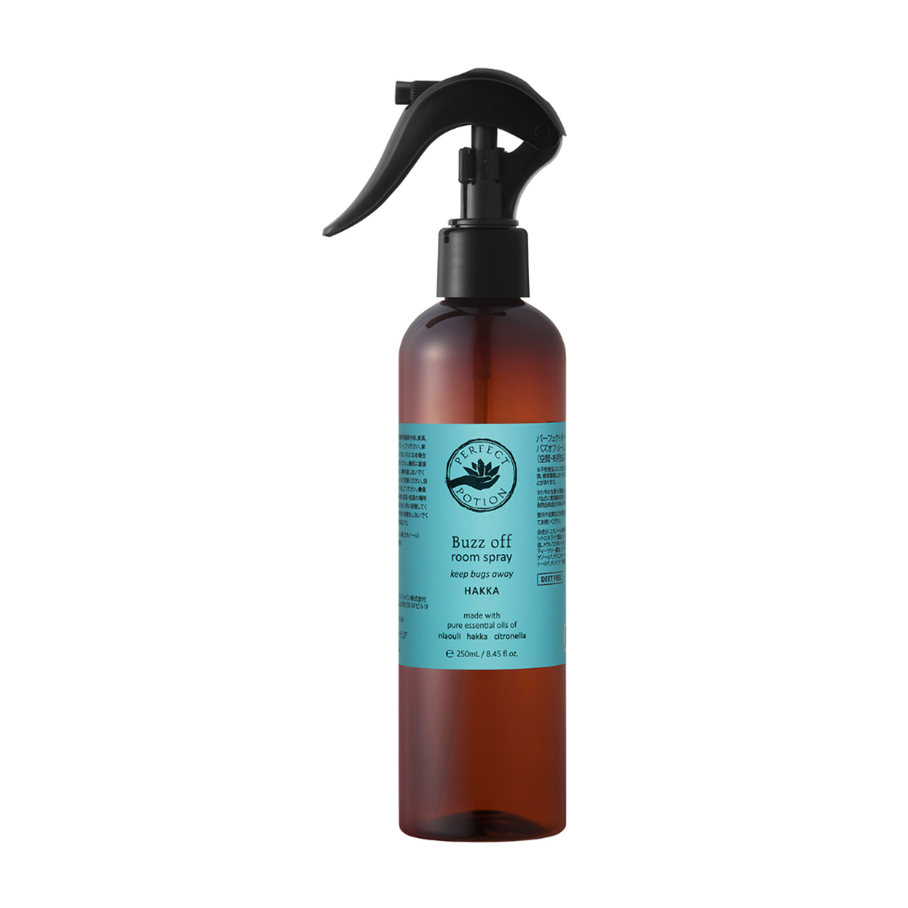 バズオフ ルームスプレー ＜ハッカ＞ 250mL【2025リニューアル】空間・布用虫よけスプレー PERFECT POTION パーフェクトポーション