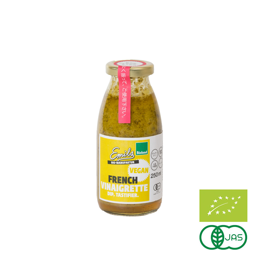 Emils 有機ヴィーガン フレンチドレッシング風ソース 250ml 有機JAS認証済