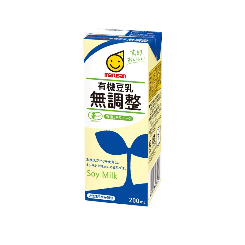 有機豆乳 無調整 200ml マルサン