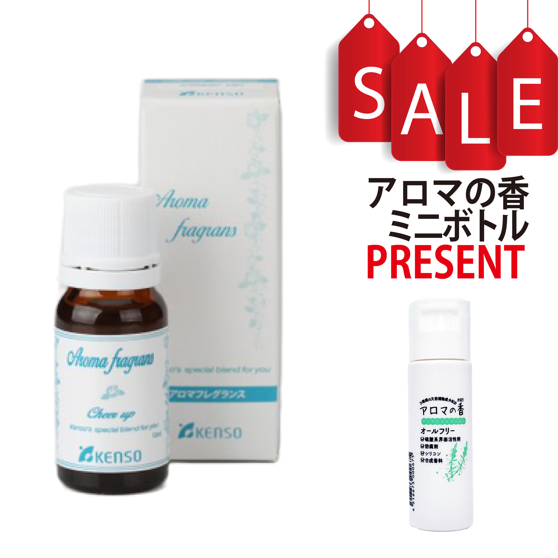 【今ならアロマの香ミニボトル＆精油マニュアル2大特典付】健草医学舎 ルームコロン アロマフレグランス・チアアップ 10ml