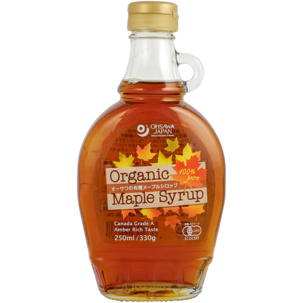 【2個セット】オーサワの有機メープルシロップ アンバー(リッチテイスト) 250ml オーサワジャパン オーガニック