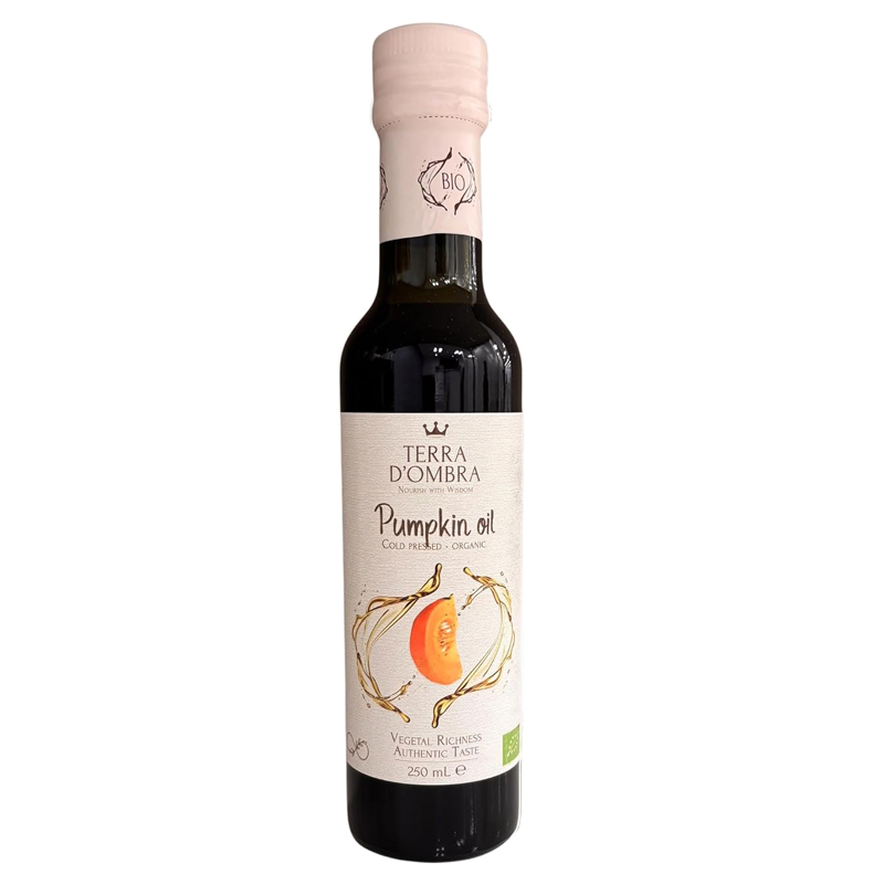 オーガニック パンプキンシードオイル 250ml(229g)  低温圧搾 TERRA D'OMBRA(テラドンブラ) ミトク