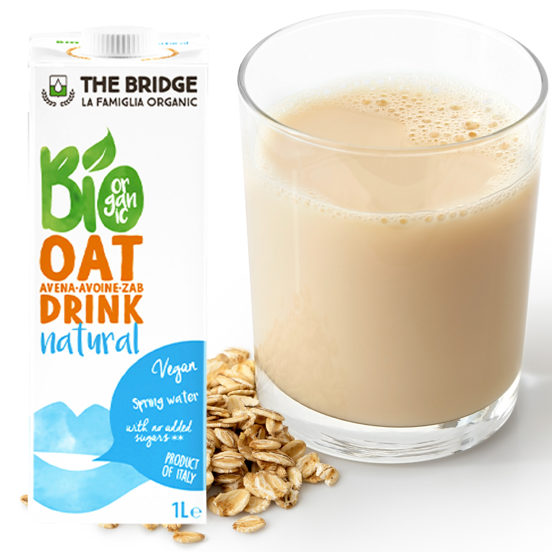 【今だけ10%OFF】オーガニック オーツミルク オーツ麦ドリンク 1,000ml (BRIDGE) OAT DRINK 有機JAS